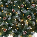 1.2m Pre Lit LED Christmas Tree with Pine Cones