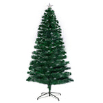 1.2m Enchanted Pre Lit Fibre Optic Christmas Tree Stars