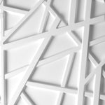 3D PVC Wall Panels Eco-friendly Paintable