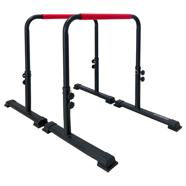  Height-Adjustable Dip Bars Pair 200kg Load Capacity Independent Type