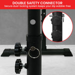 Height-Adjustable Dip Bars Pair 200kg Load Capacity Independent Type