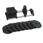 Eon 2x 36kg Adjustable Dial Dumbbells Home Gym Weight Set
