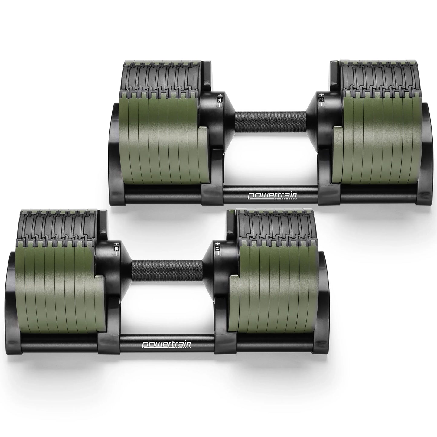 Adjustable Dumbbells 72kg Compact 48.5x18x18cm
