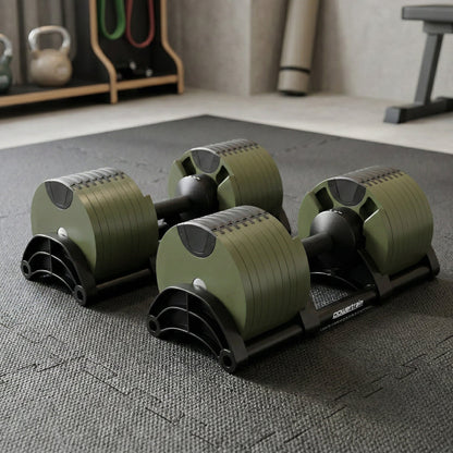 Adjustable Dumbbells 72kg Compact 48.5x18x18cm