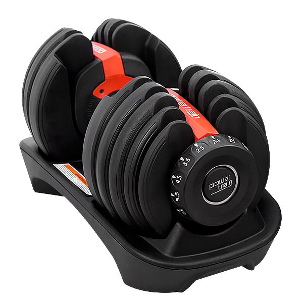 1x 24kg Adjustable Dumbbell