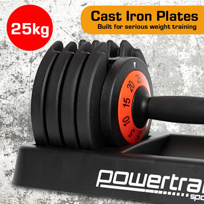 Pro Adjustable Dumbbell Set - 50kg