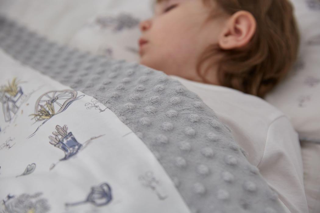 Domimia Thick Padded Minky Cotton Kids Blanket - 2.5 tog - Schooltime