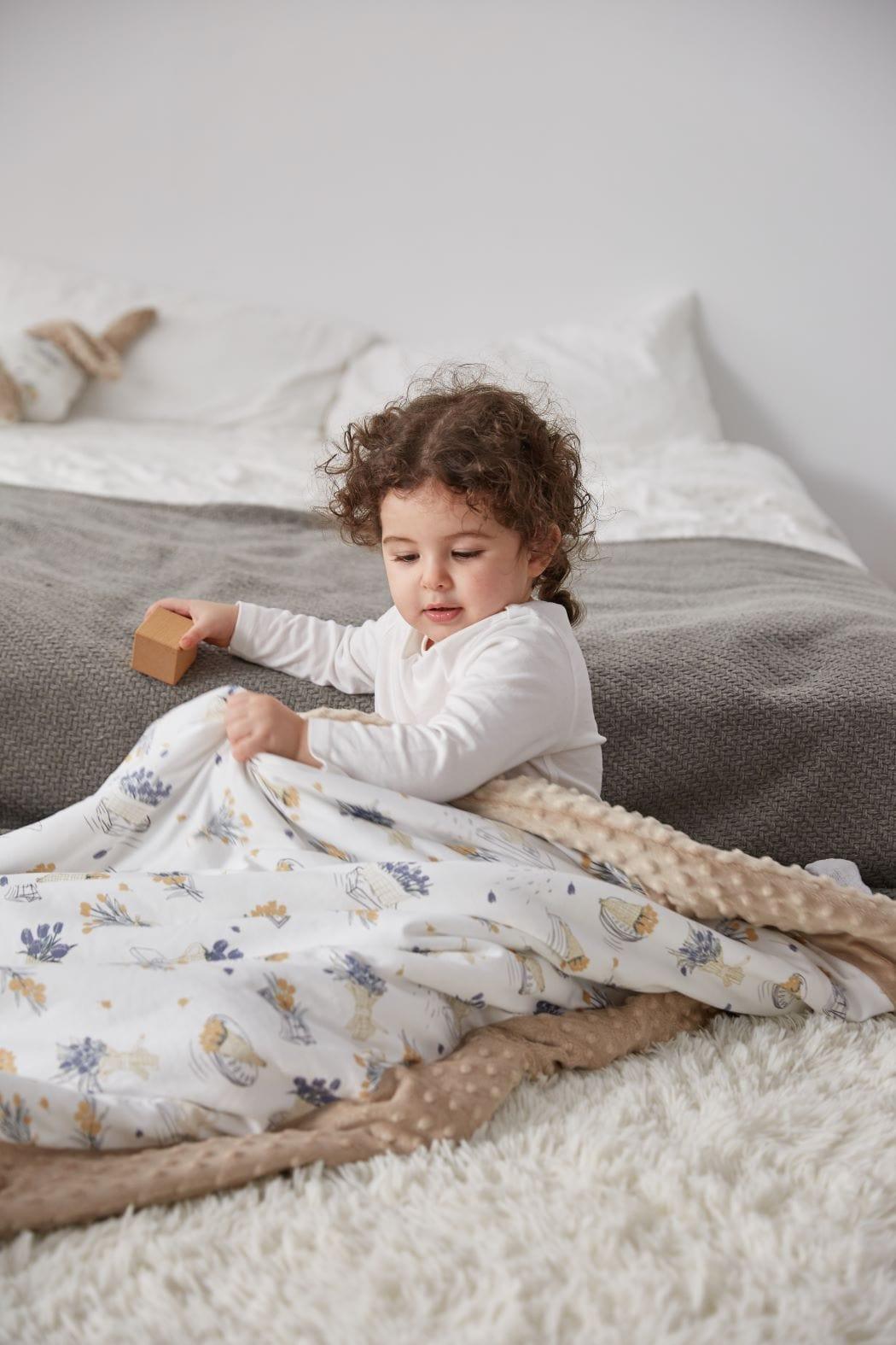 Domimia Thick Padded Minky Cotton Kids Blanket - 2.5 tog - Schooltime