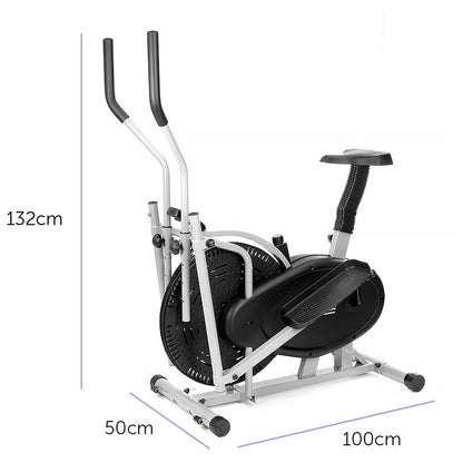 2-in-1 Elliptical Cross Trainer and Exercise Bike