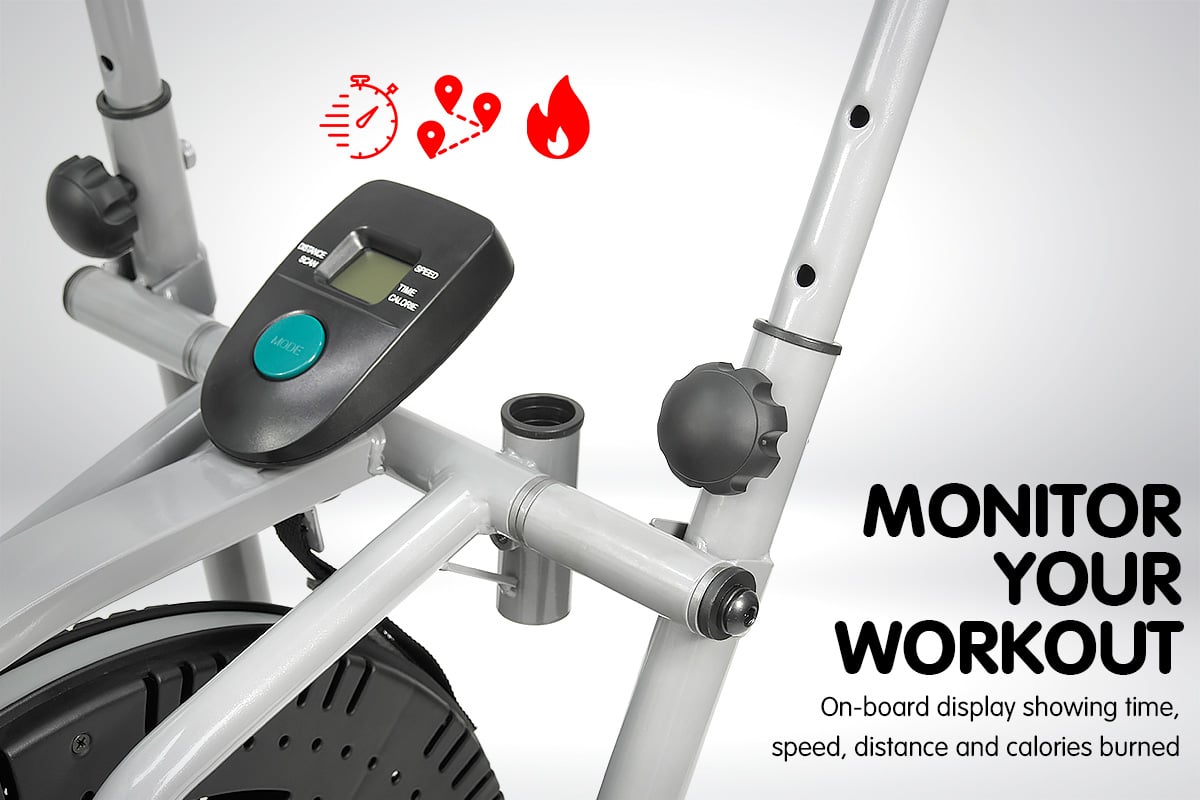 2-in-1 Elliptical Cross Trainer and Exercise Bike