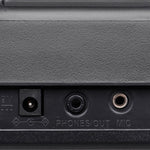 61-Key Electronic Piano Keyboard 75cm Stand Included Black