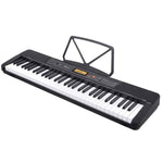 61-Key Electronic Keyboard with LCD Display and Touch Response
