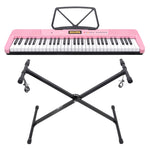 61-Key Electronic Keyboard with LCD Display and Touch Response