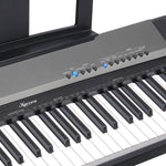 88 Keys Electronic Keyboard Piano with Stand Black