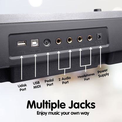 Electronic Keyboard Piano 88 Keys 1298x285x665cm