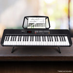 61-Key Electronic Piano Keyboard with LED and Folding Stand