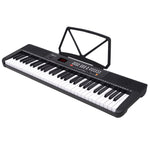 61-Key Electronic Piano Keyboard with LED and Folding Stand