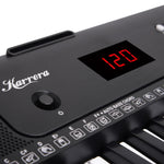 61-Key Electronic Piano Keyboard with LED and Folding Stand