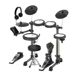 18S Electronic Drum Kit Mesh Pads 8in Snare USB/MIDI Bluetooth