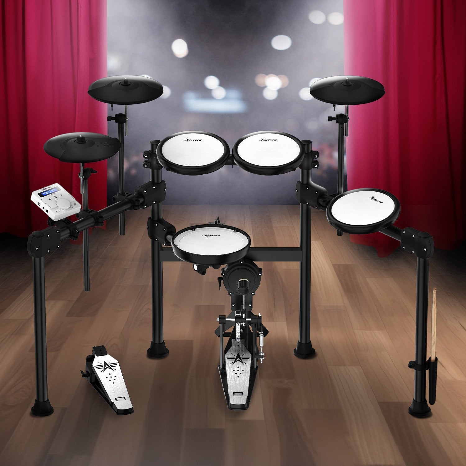 Beat Bliss Karrera X23 9-Piece Electronic Drum Kit