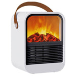 Electric Heater Mini Fireplace Heater Fast Heating Small for Home Bedroom Office