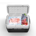 50L Portable Fridge Cooler Freezer Refrigerator w/ Trolley