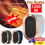 For Winter Home 1200W Heating Fan Desk Heater Electric Heater Warmer Machine AU