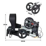 Folding Rollator Walker Lightweight Adjustable Mobility Aid