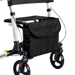 Folding Rollator Walker Lightweight Adjustable Mobility Aid