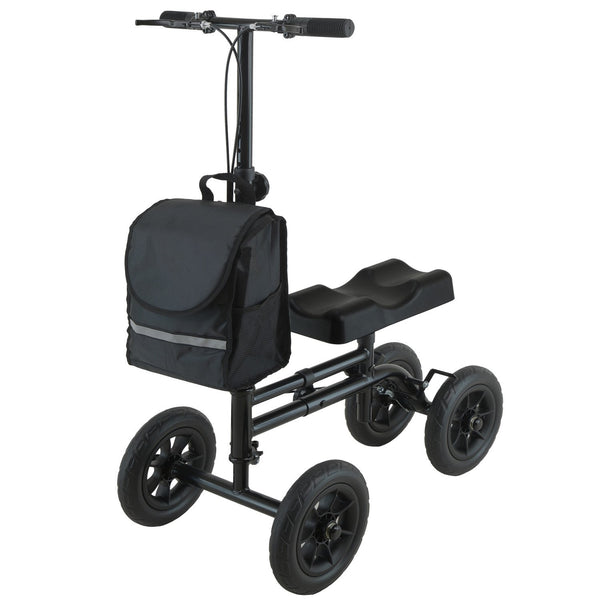  Foldable Steel Mobility Knee Scooter Walker for Enhanced Comfort