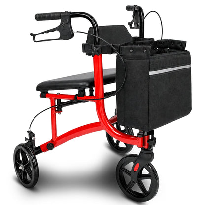 Folding Rollator Walker Lightweight 59x65x78cm