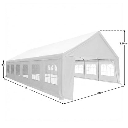 Large Outdoor Marquee Gazebo 7x12cm