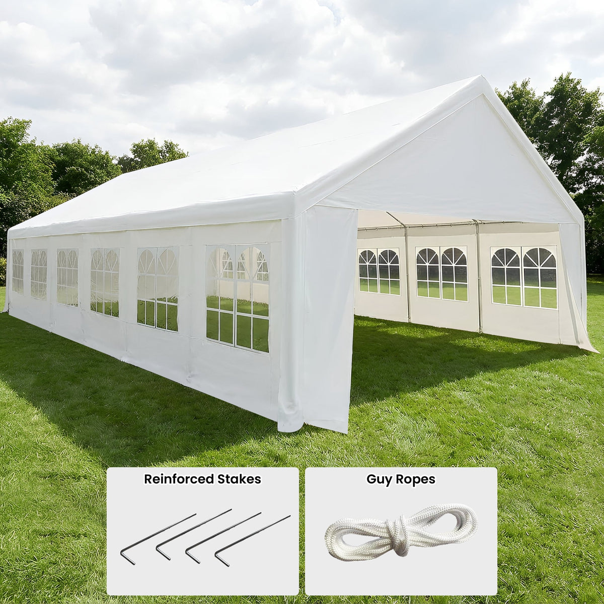 Large Outdoor Marquee Gazebo 7x12cm