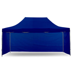 Gazebo Tent Marquee 3x4.5m PopUp Outdoor Blue