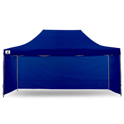 Gazebo Tent Marquee 3x4.5m PopUp Outdoor Blue/Orange