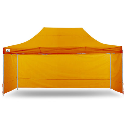 Gazebo Tent Marquee 3x4.5m PopUp Outdoor Blue/Orange