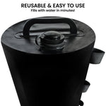 Black Gazebo Weight Bags 4pcs Tent Canopy Outdoor Accessories