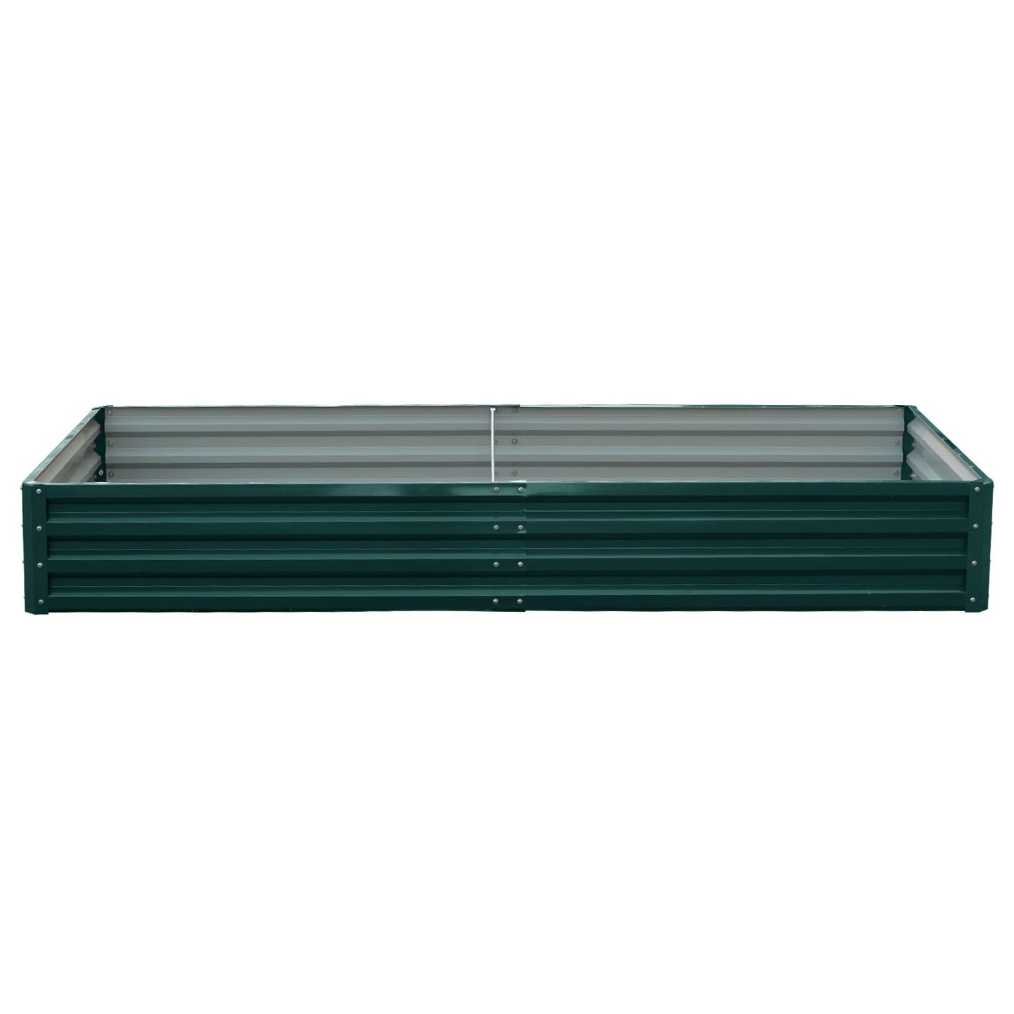 Garden Bed Green Steel 240x120x30cm