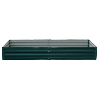 Garden Bed Green Steel 240x120x30cm