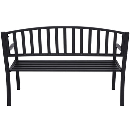 Steel Outdoor Garden Bench - Classic