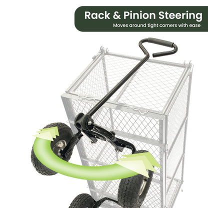 Garden Trolley Cart 300kg Capacity 110x102x51cm