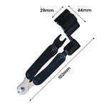3-in-1 Guitar String Winder Bridge Pin Puller String Cutter Tool