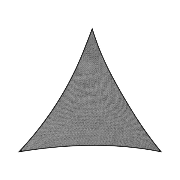  280GSM Outdoor Sun Shade Sail Canopy Grey Triangle 3.6m x 3.6m x 3.6m