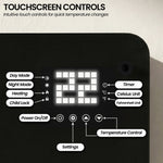 Glass Panel Convection Heater Remote LED | HomeAndLiving
