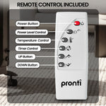 Glass Panel Convection Heater Remote LED | HomeAndLiving