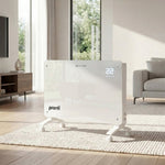 Glass Panel Convection Heater Remote LED | HomeAndLiving
