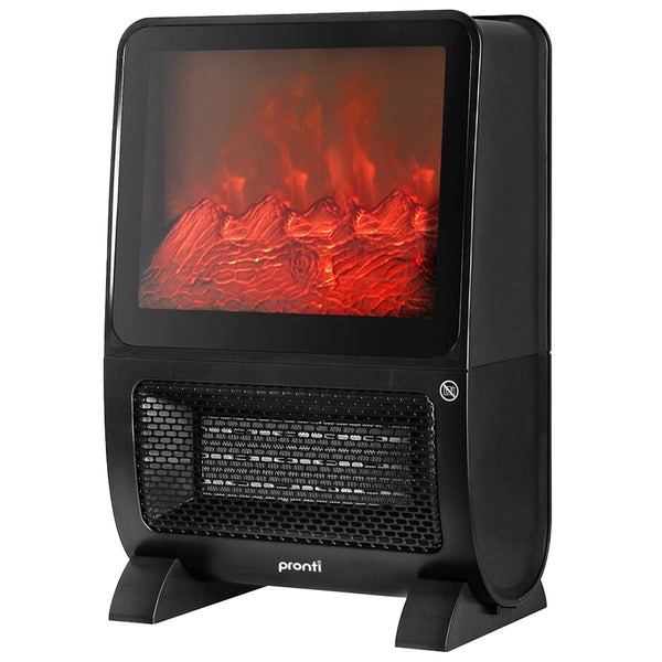  Pronti 2000W 3D Fire PTC Electric Portable Room Heater Space Warmer