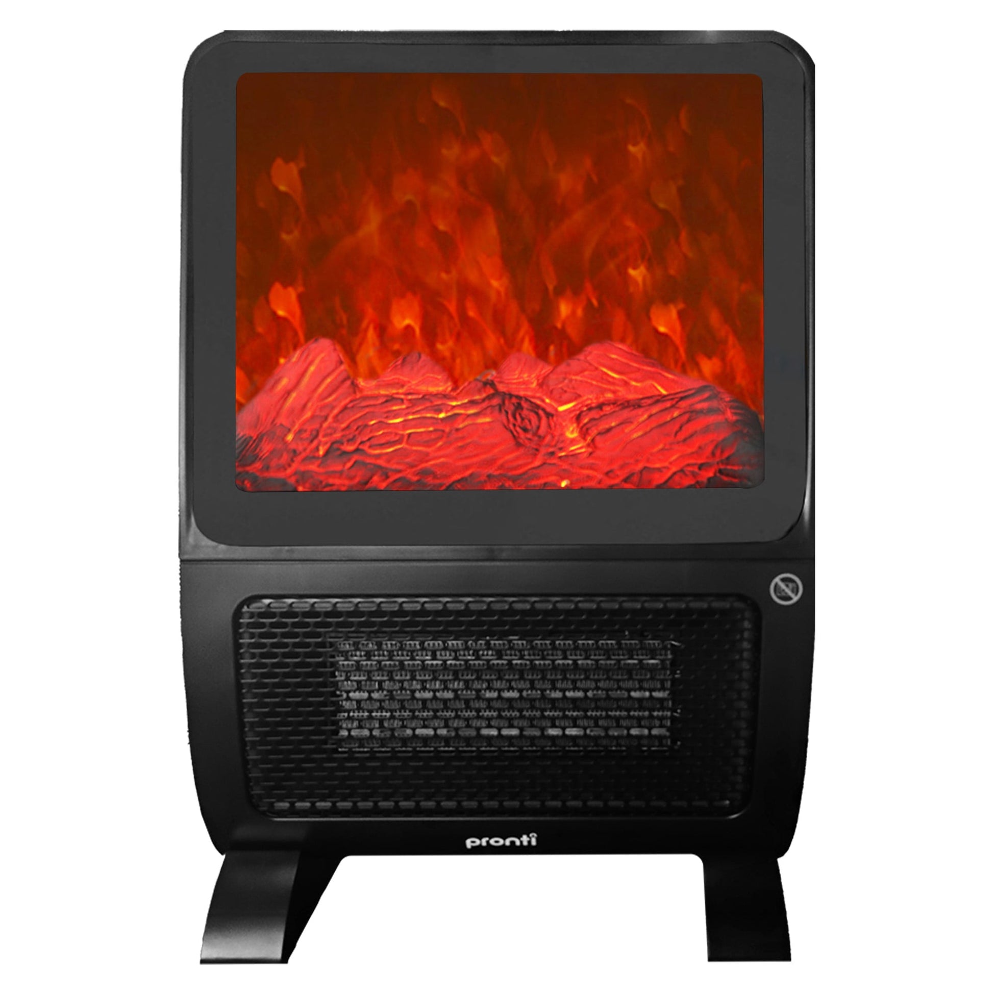 Pronti 2000W 3D Fire PTC Electric Portable Room Heater Space Warmer