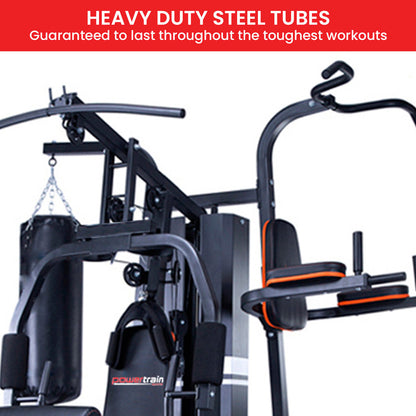 Multi Station Home Gym 150lbs Weights Punching Bag
