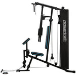 JX-300 Home Gym Multi Station 44kg Weight Stack Cable Trainer
